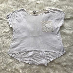 Soft and Flowy White Tee